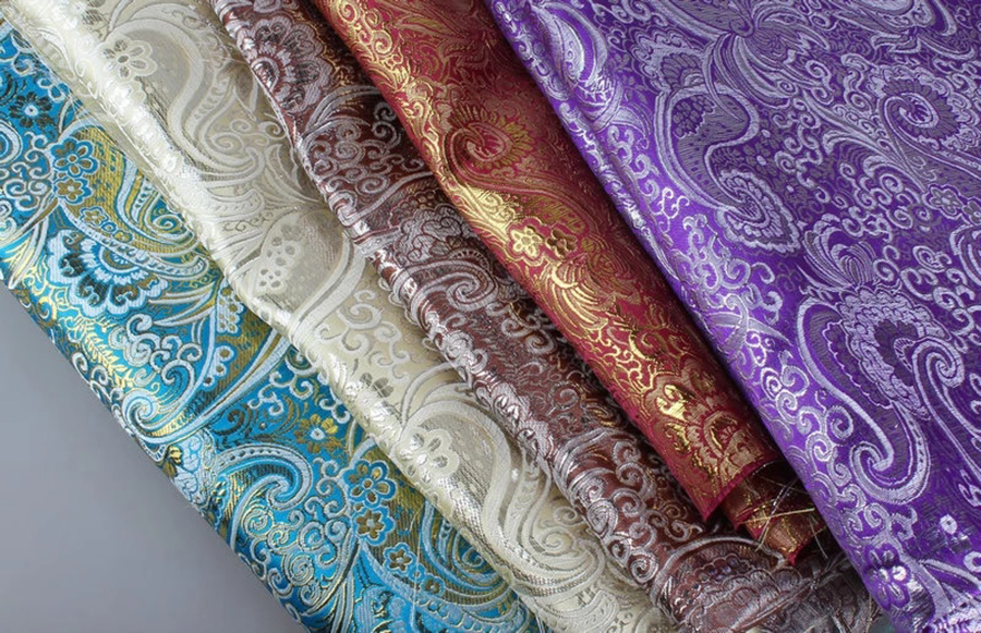 Vải lụa gấm Jacquard