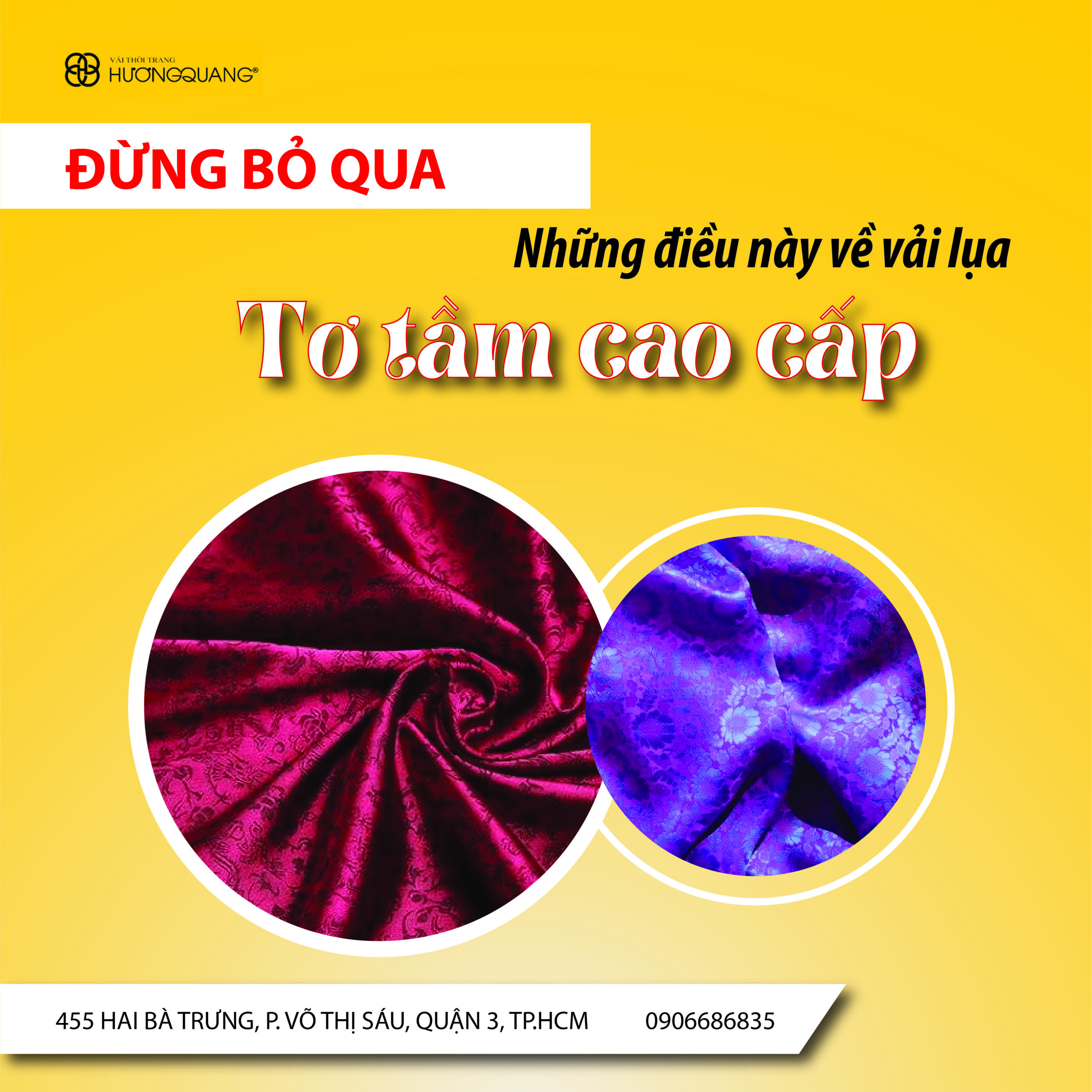 ĐỪNG BỎ QUA NHỮNG ĐIỀU NÀY VỀ VẢI LỤA TƠ TẰM CAO CẤP