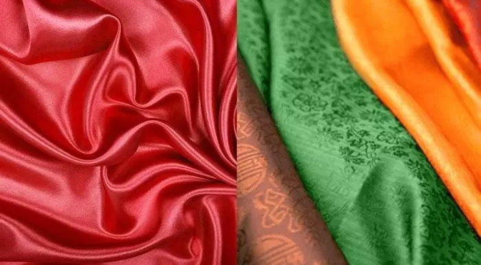Vải lụa hai da - Twist silk
