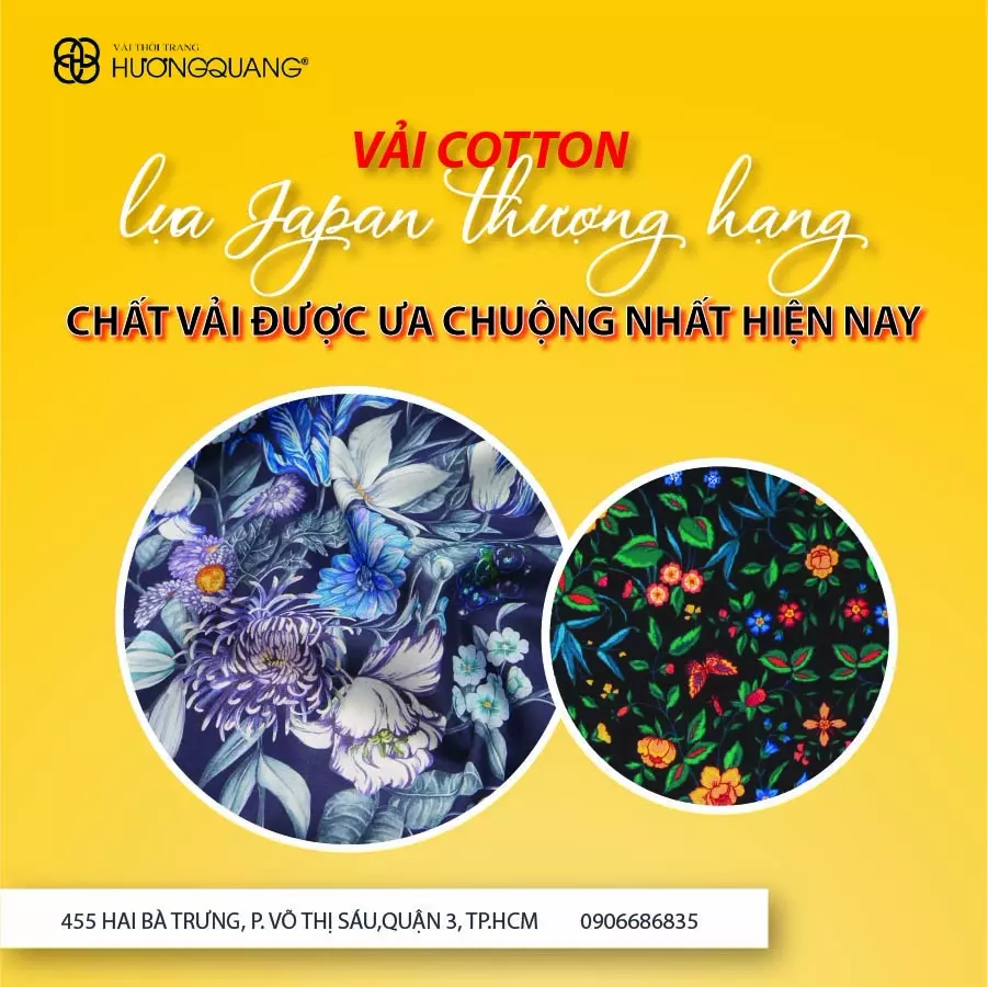 vải cotton lụa