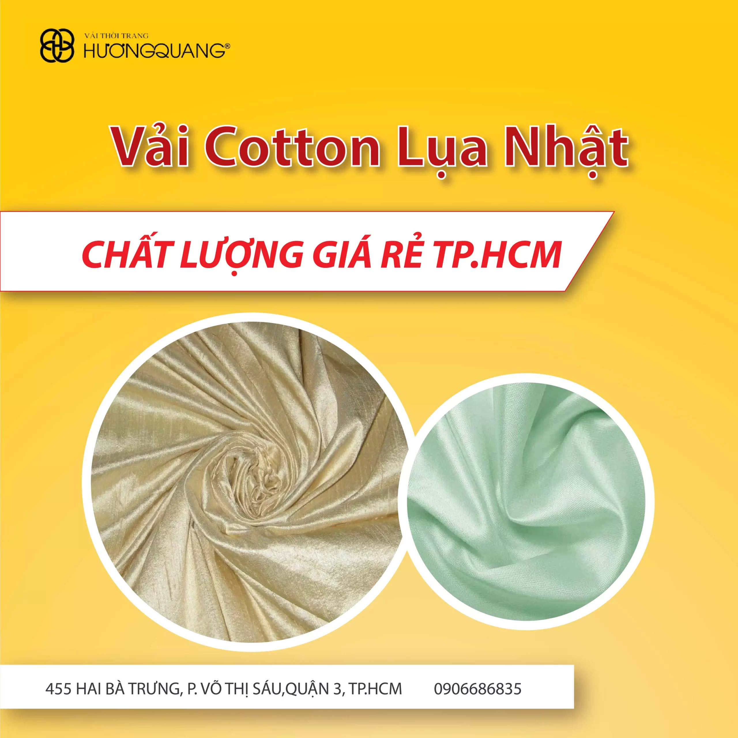 vải cotton lụa