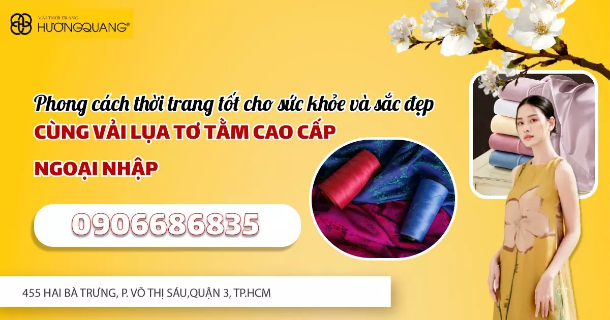 vải lụa tơ tằm cao cấp