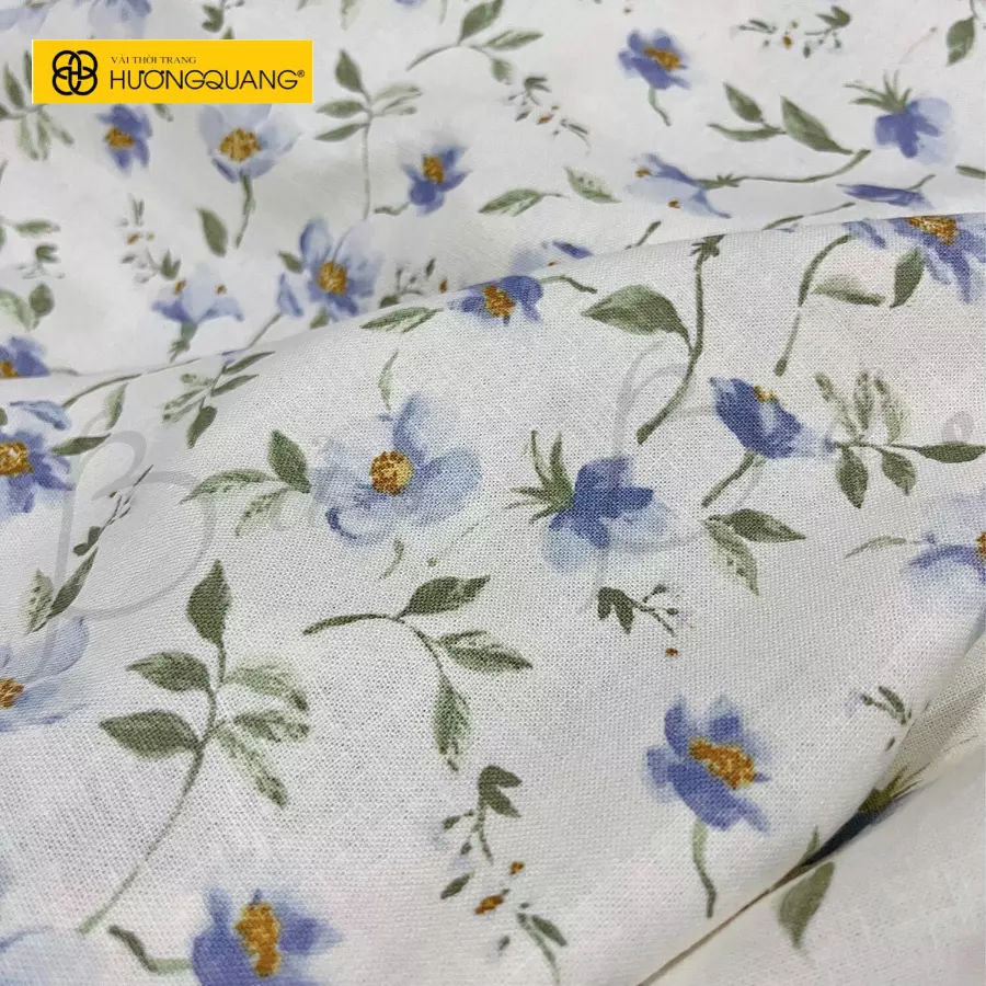 vải linen hoa