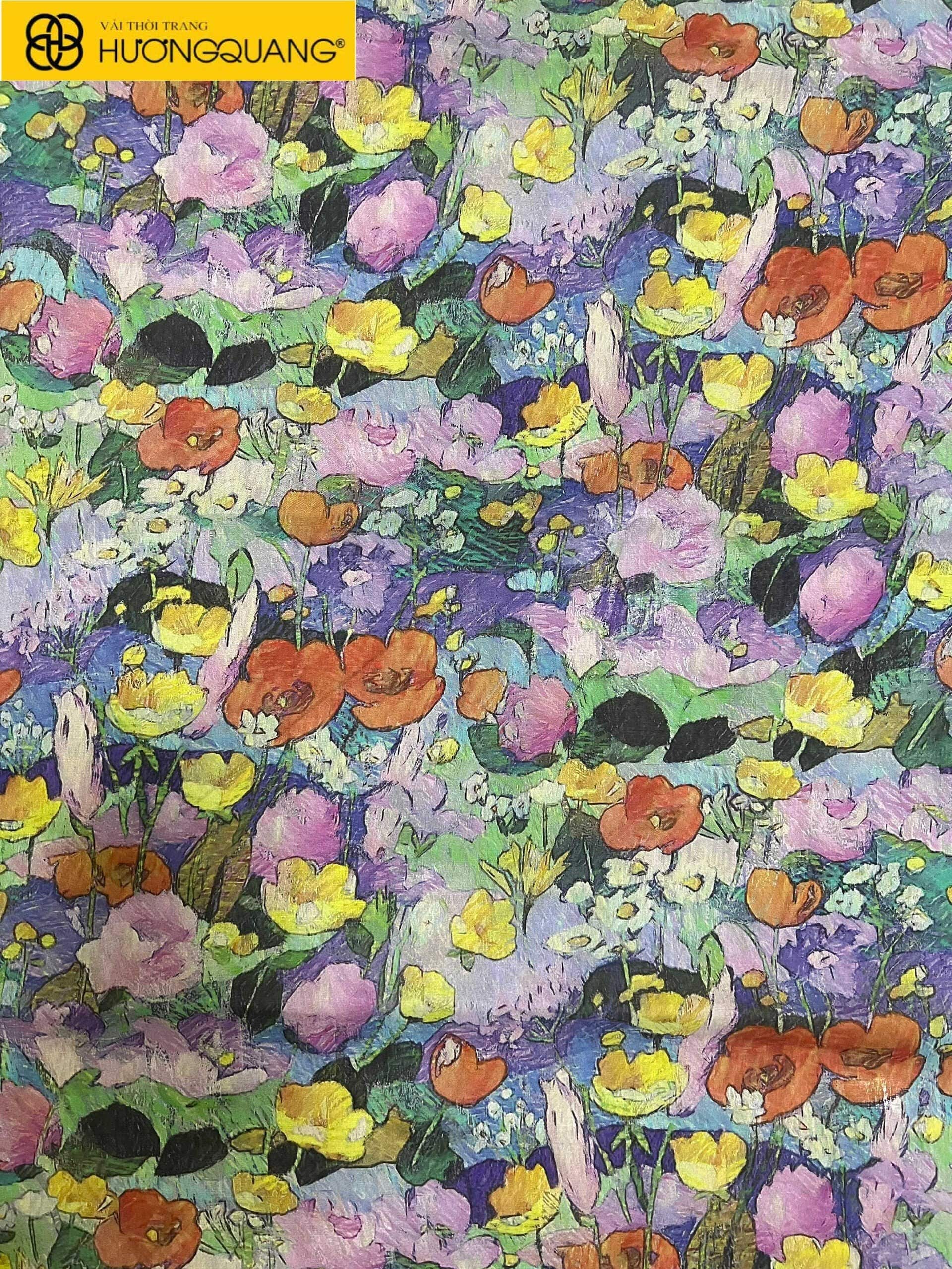 vải linen hoa 04