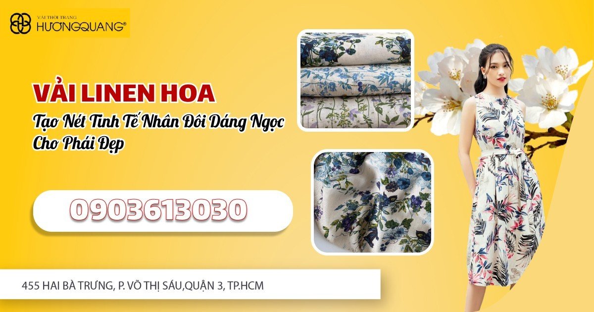 vải linen hoa 01