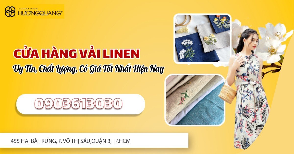 cửa hàng vải linen