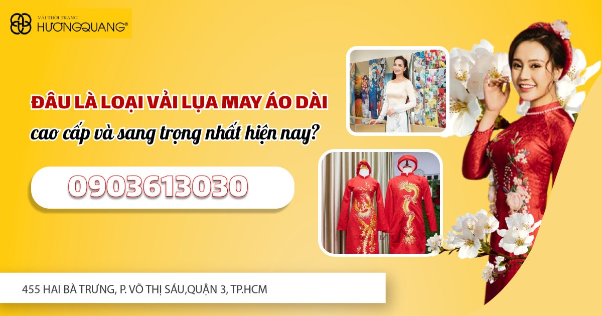 Vải lụa may áo dài