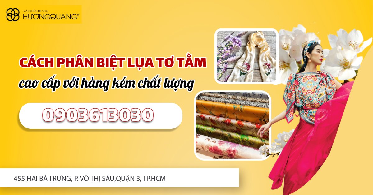 phân biệt lụa tơ tằm