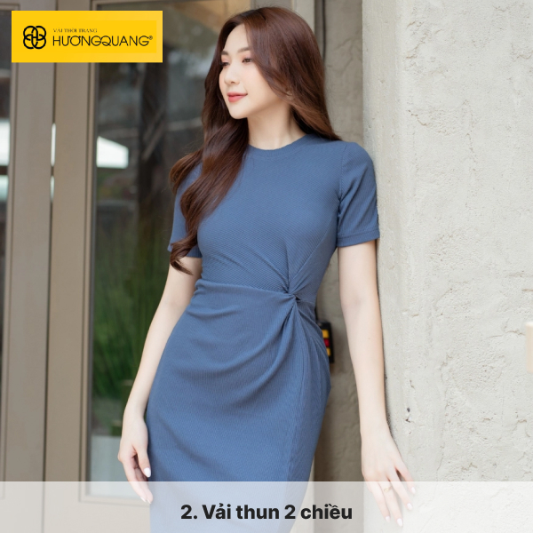 Loại vải thun may đầm body đẹp