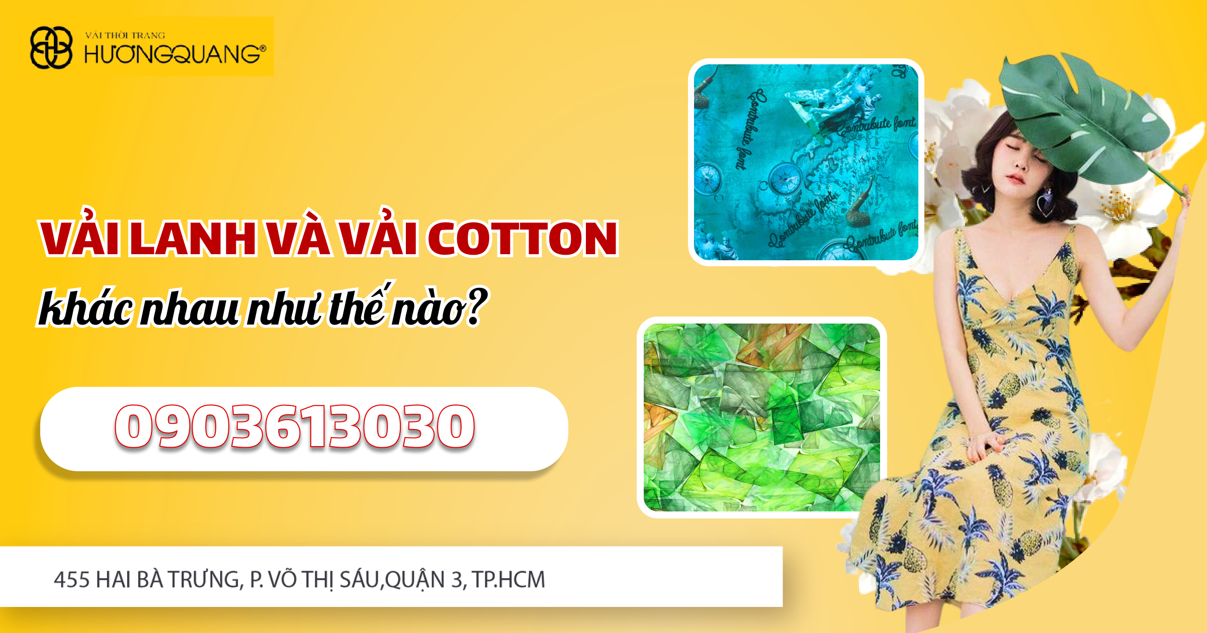 Vải lanh và vải cotton khác nhau như thế nào?