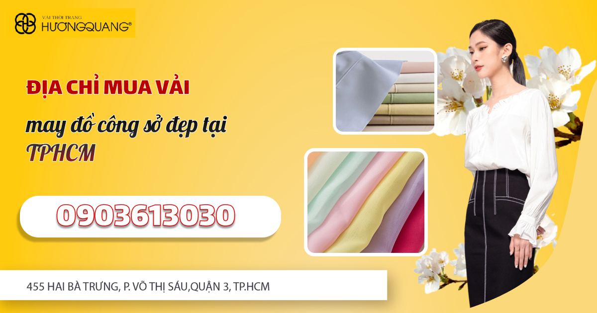 Địa chỉ mua vải may đồ công sở đẹp tại TPHCM