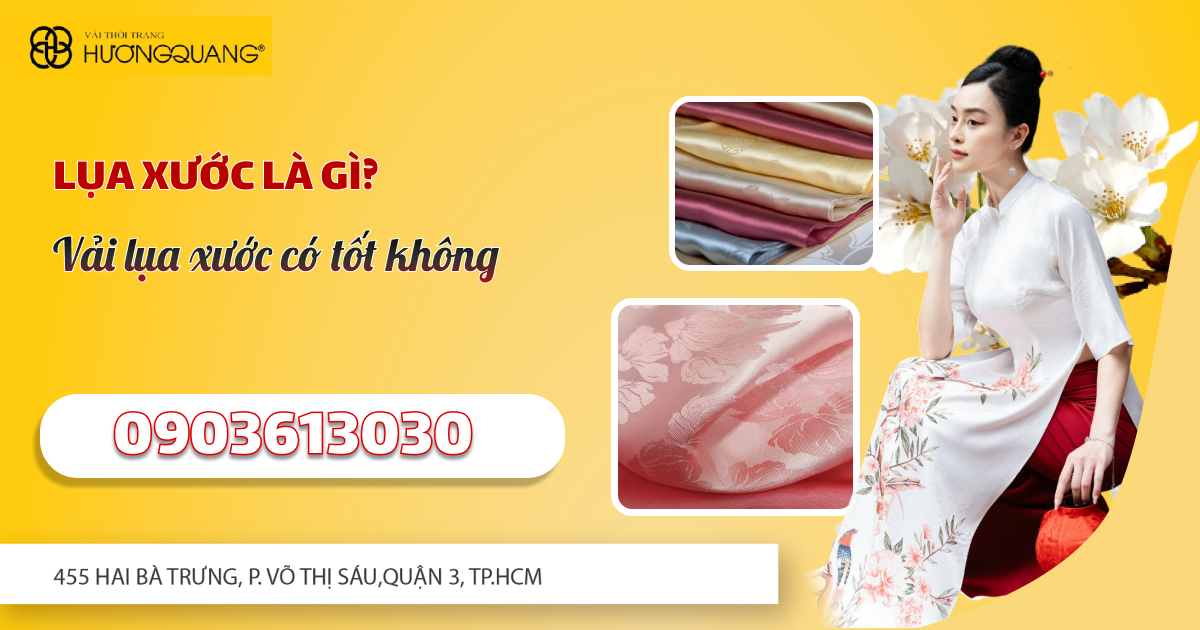 Vải lụa xước chất lượng cao