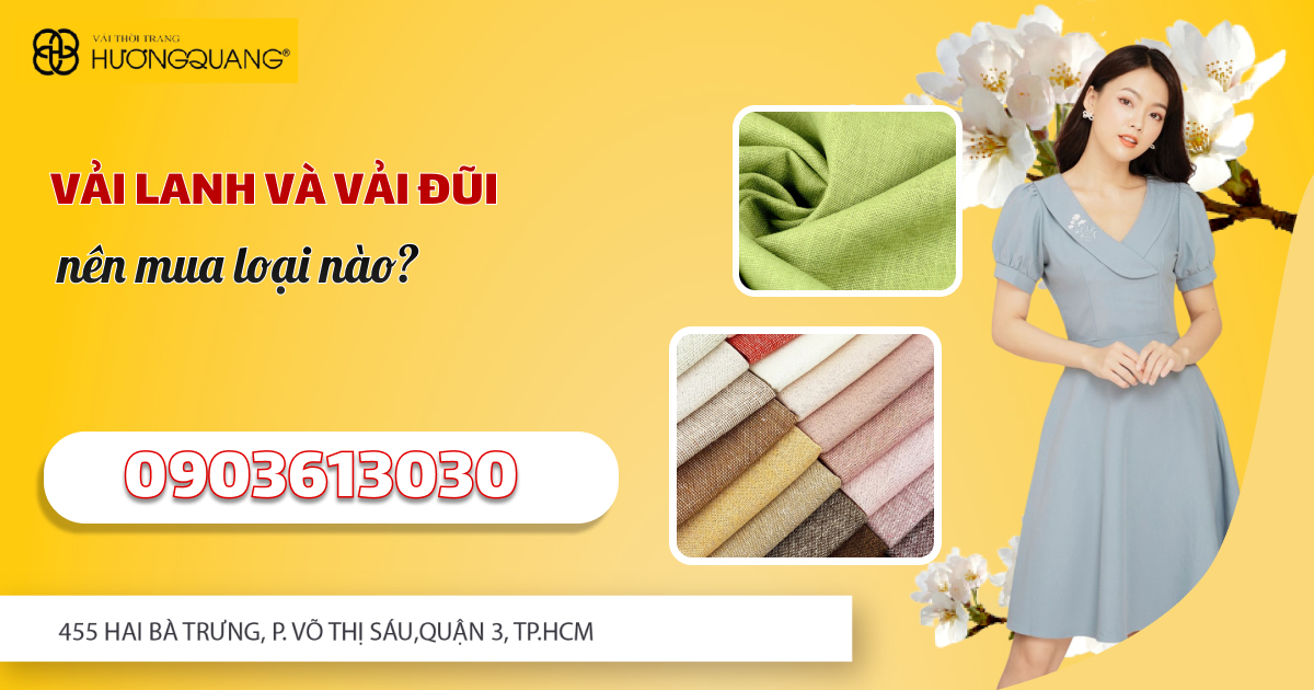 Vải lanh và vải đũi nên mua loại nào