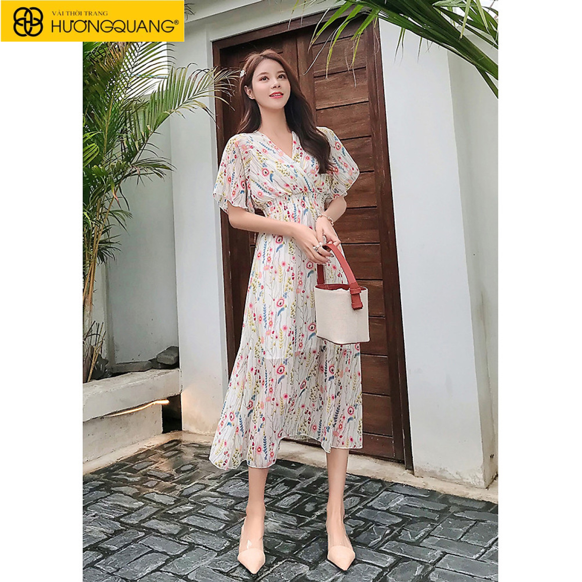 Vải may đầm maxi đẹp, hot trend năm 2024