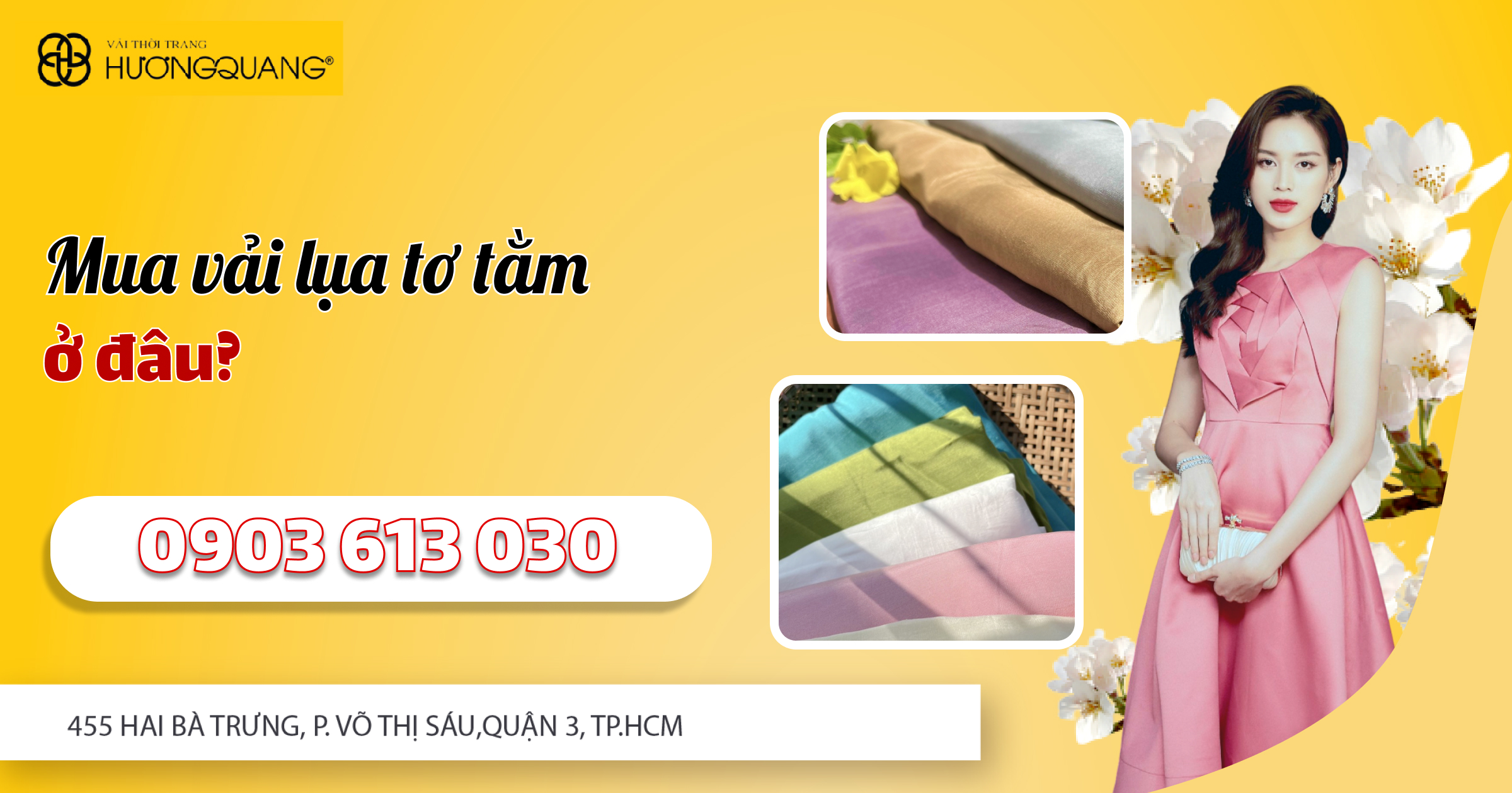 Mua vải lụa tơ tằm ở đâu