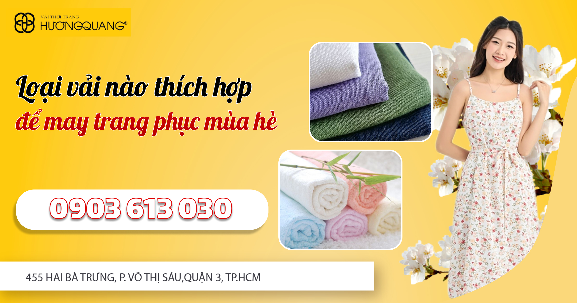Loại vải nào thích hợp để may trang phục mùa hè