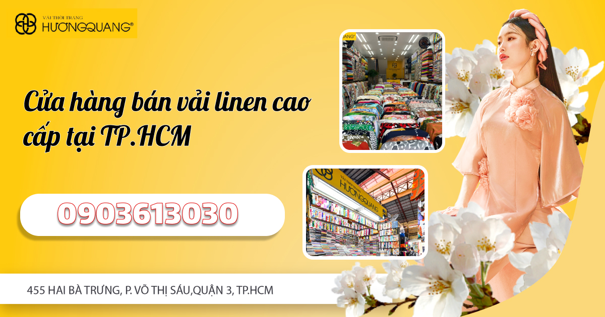 Cửa Hàng Bán Vải Linen Cao Cấp Tại TP