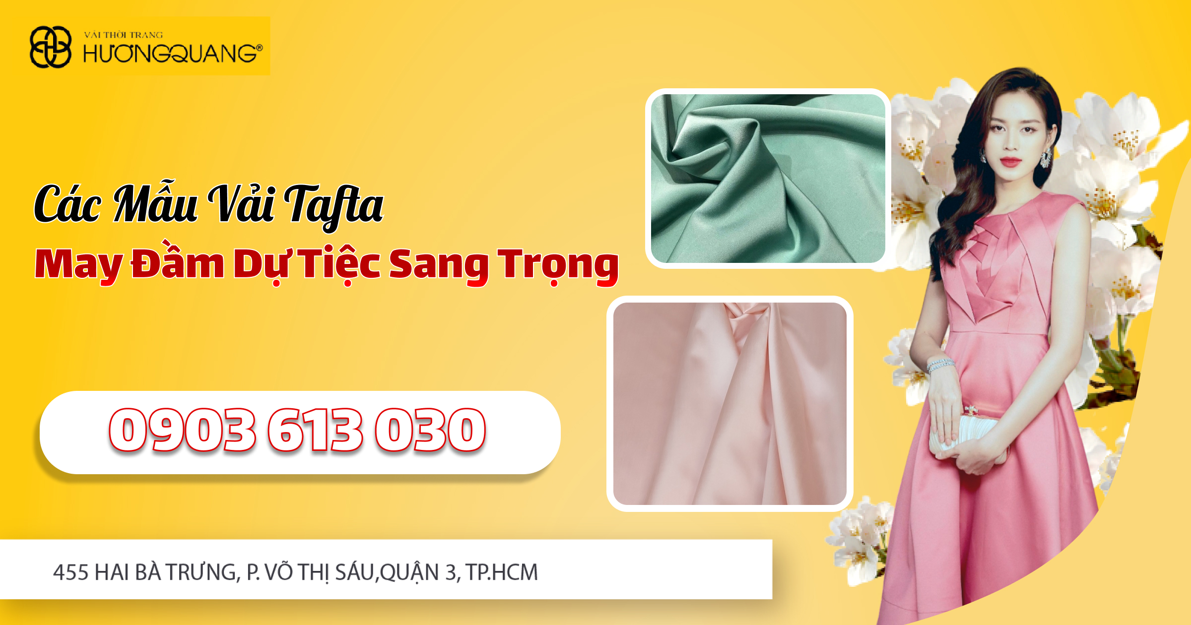 Các Mẫu Vải Tafta May Đầm Dự Tiệc Sang Trọng