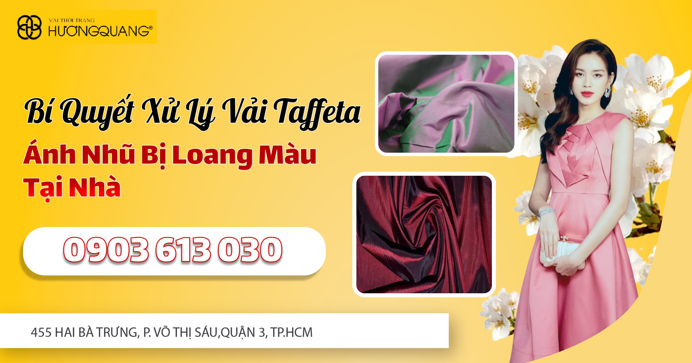 Bí Quyết Xử Lý Vải Taffeta Ánh Nhũ Bị Loang Màu Tại Nhà