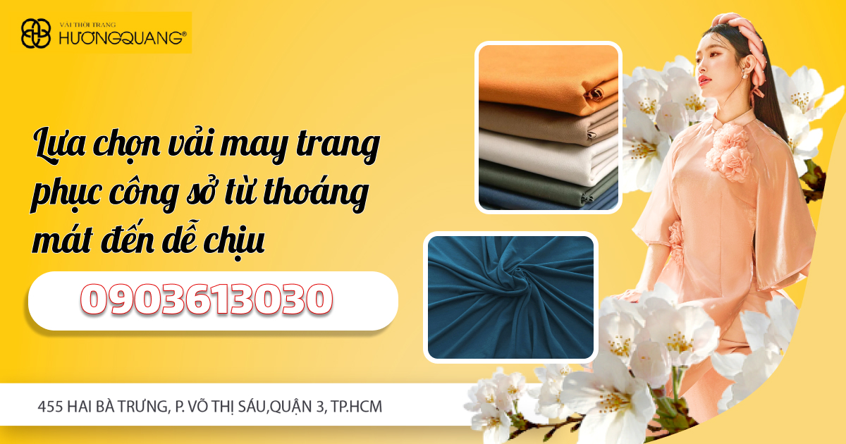 Vải may trang phục công sở