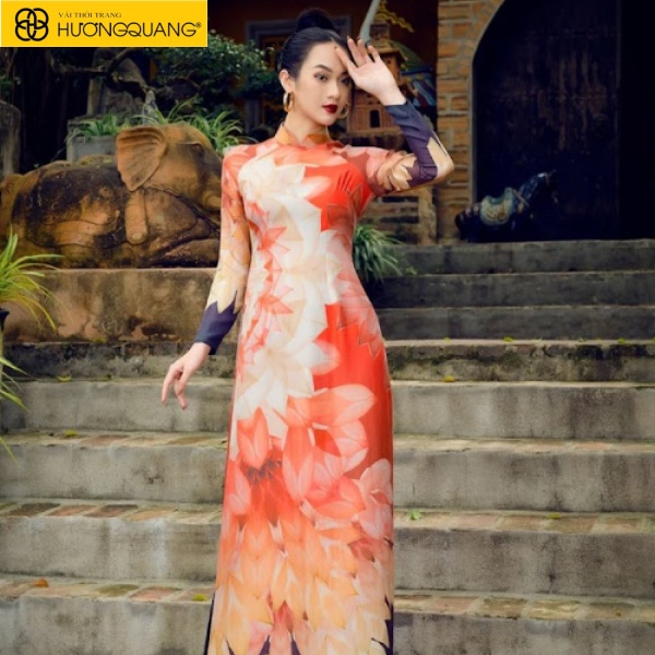 Áo dài lụa tơ tằm