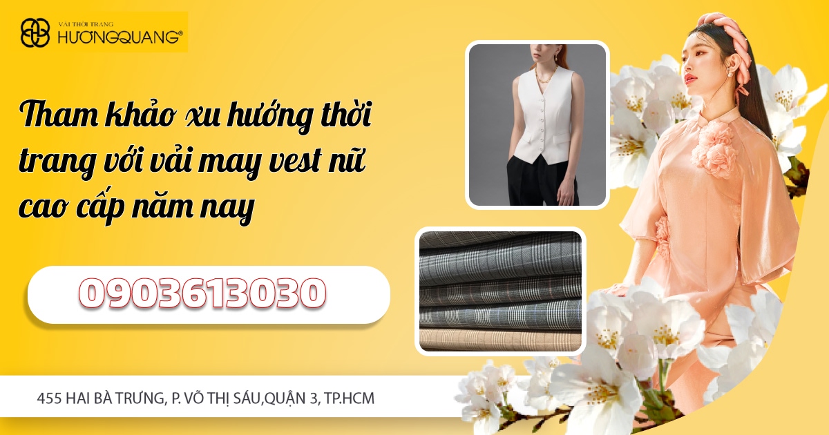 Trong thế giới thời trang hiện đại, vải may vest nữ cao cấp không chỉ đóng vai trò quan trọng trong việc tạo ra những bộ trang phục sang trọng mà còn ảnh hưởng đến phong cách và sự tự tin của phái đẹp. Dưới đây là những điểm nổi bật về tầm quan trọng của vest nữ và lý do nên chú trọng vào chất liệu vải khi chọn lựa.