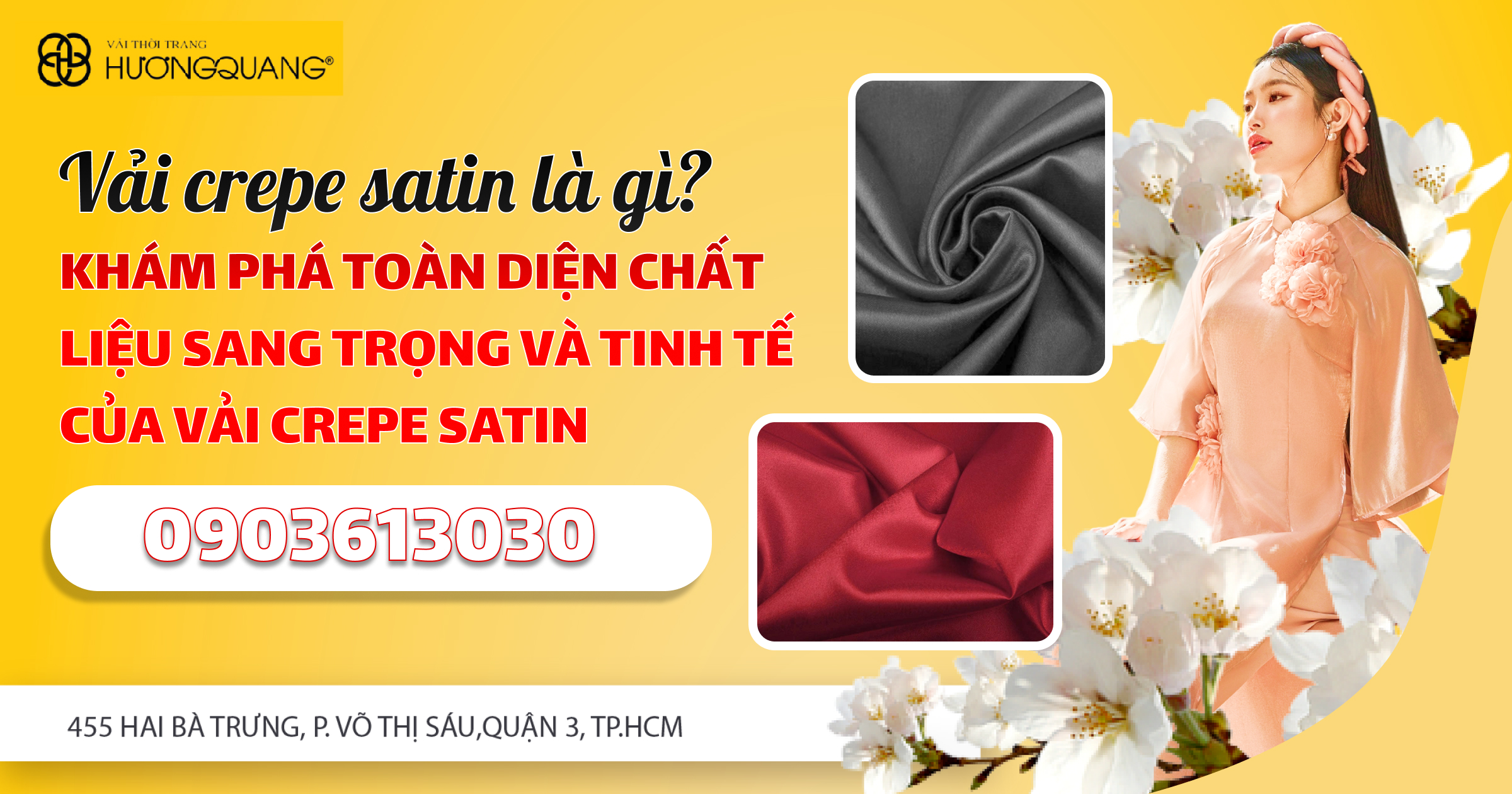 Vải crepe satin là gì? Khám phá toàn diện chất liệu sang trọng và tinh tế của vải crepe satin