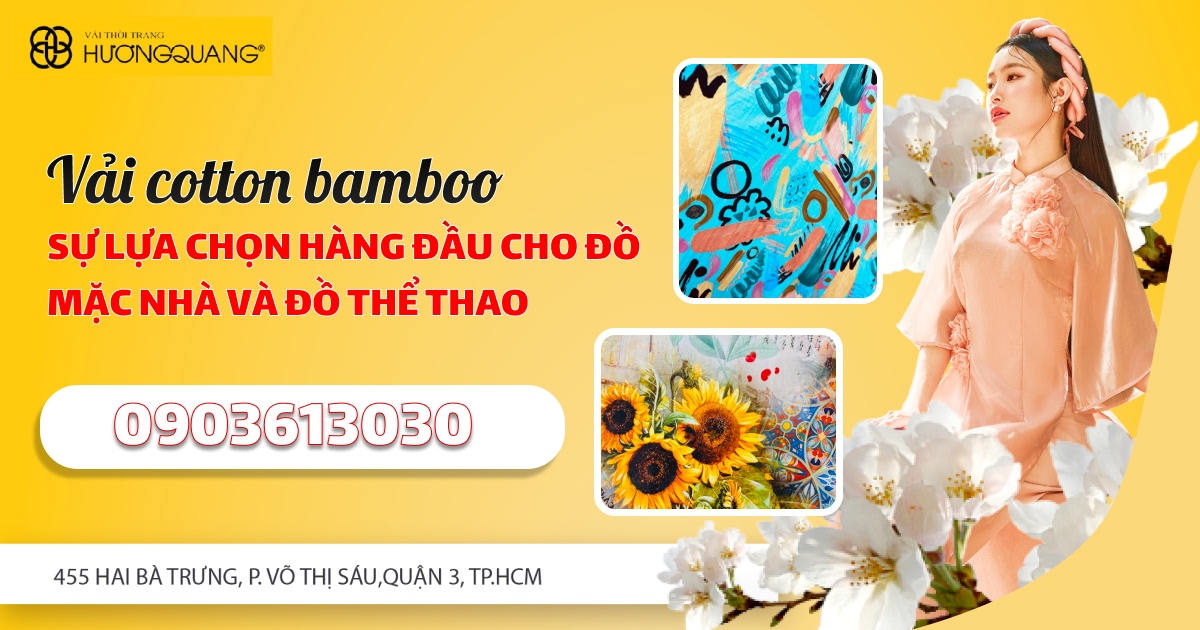 Vải cotton bamboo sự lựa chọn hàng đầu cho đồ mặc nhà và đồ thể thao