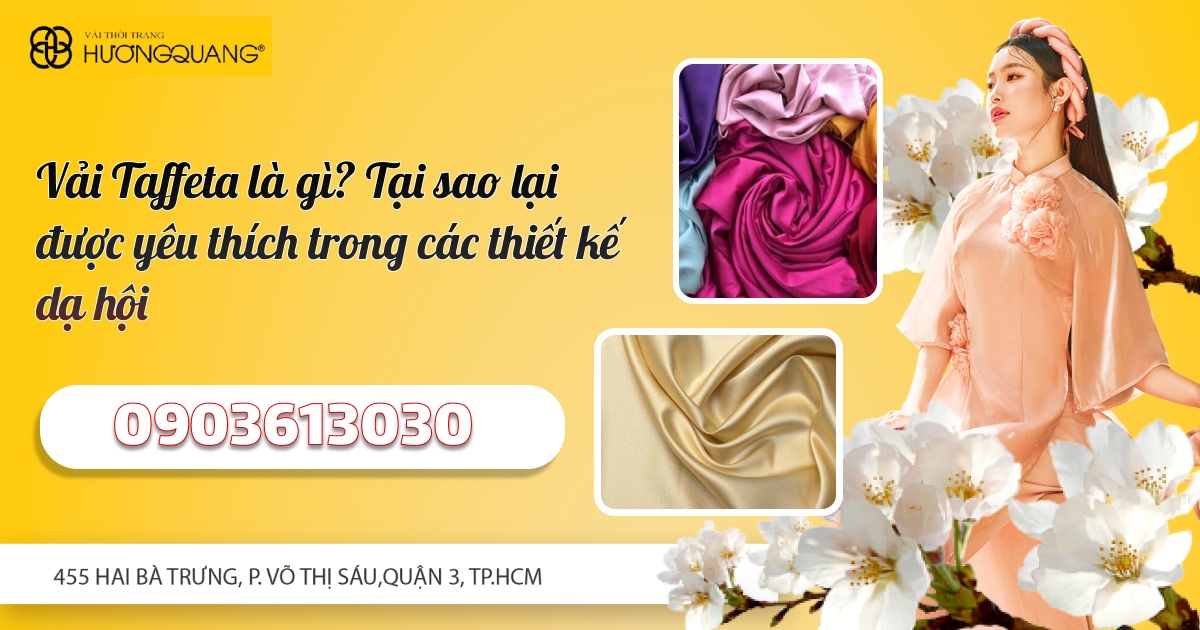 Vải Taffeta Là Gì? Tại Sao Lại Được Yêu Thích Trong Các Thiết Kế Dạ Hội