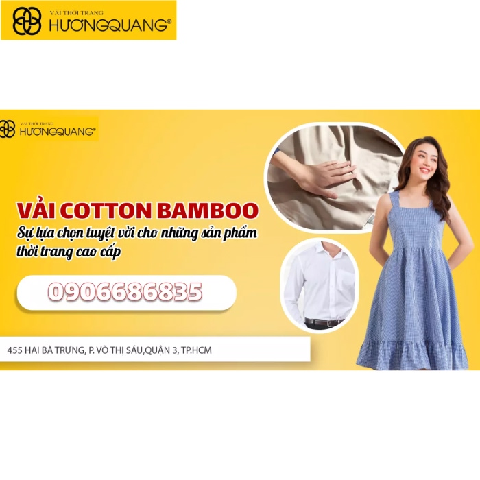 Kinh nghiệm chọn vải cotton bamboo cho áo sơ mi công sở mùa hè