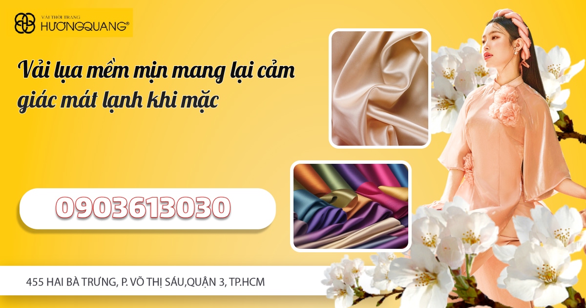 Địa chỉ mua vải thun lụa mềm mịn cao cấp
