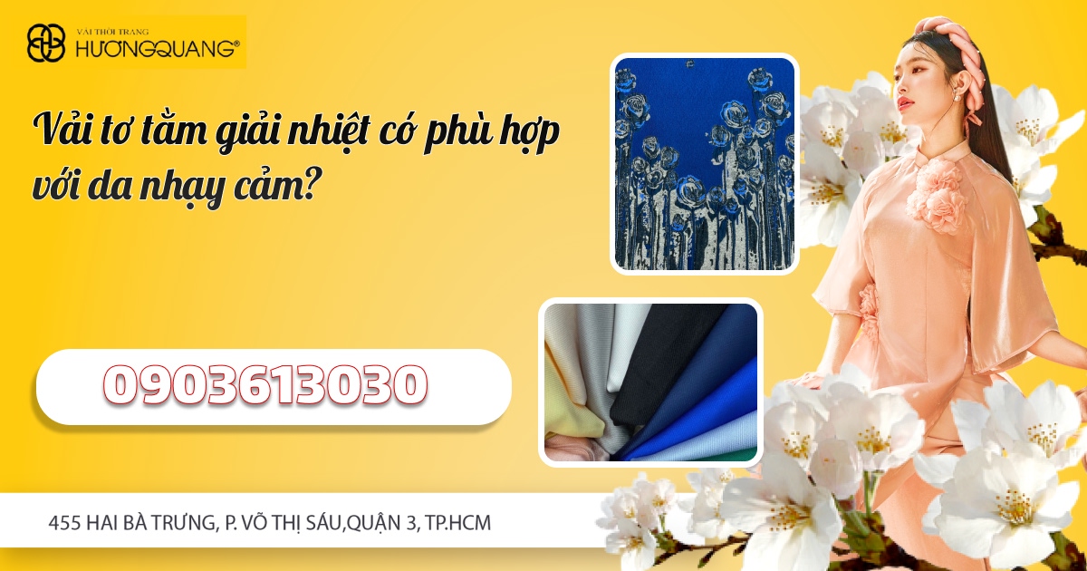 Vải tơ tằm cao cấp có khả năng làm mát, thân thiện với da