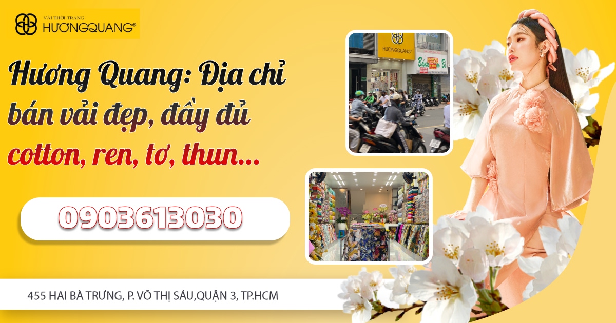 Cửa hàng bán vải uy tín tại TPHCM