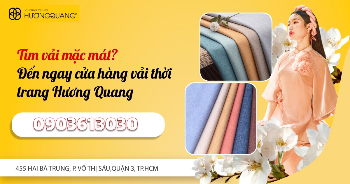 Vải mặc mát cho mùa hè oi bức