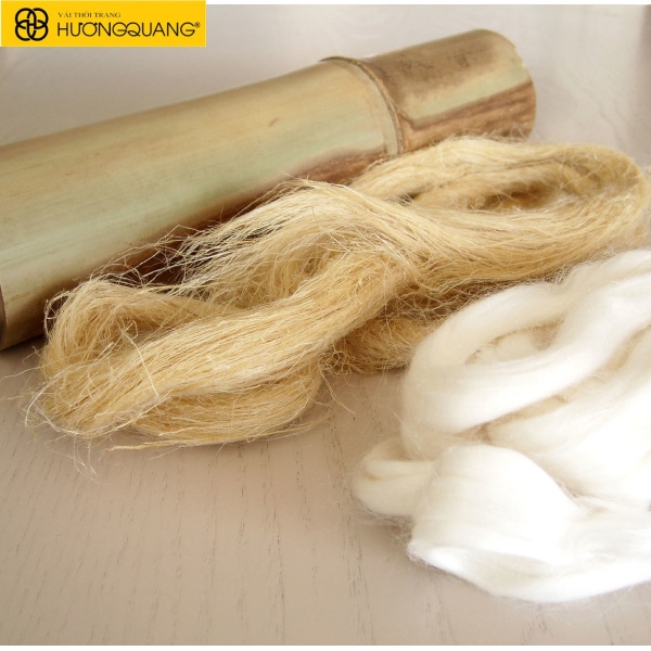 Sợi tre tự nhiên dệt mộc