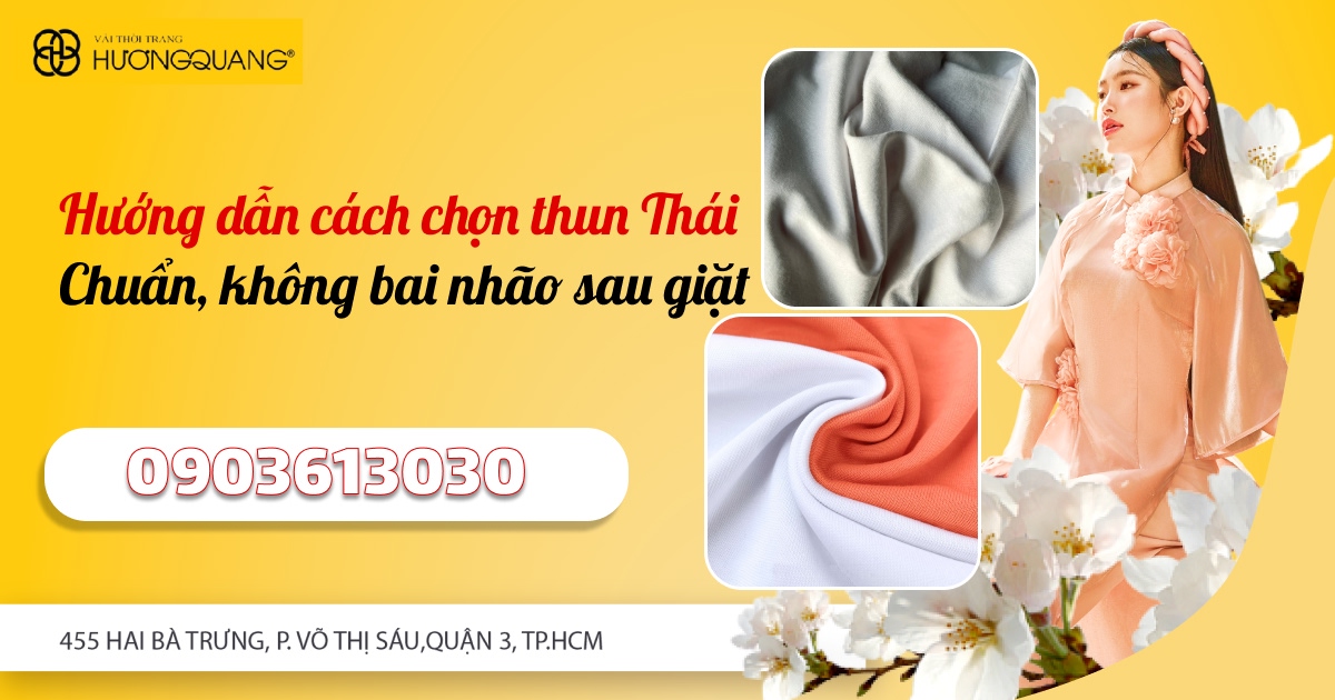 Vải thun thái cao cấp