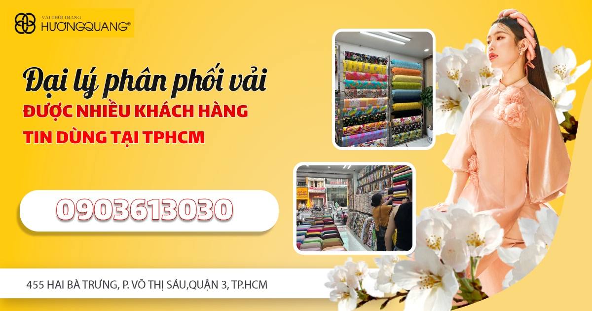 Khách hàng doanh nghiệp hợp tác cùng đại lý Vải Hương Quang