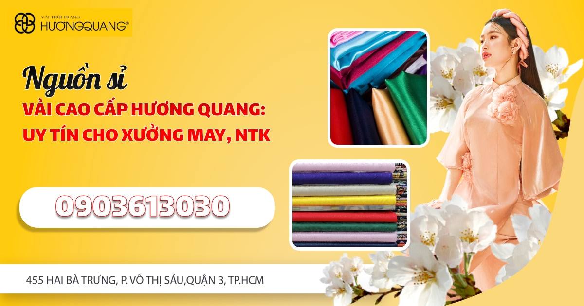 Vải Hương Quang đồng hành cùng thương hiệu thời trang Việt vươn ra quốc tế