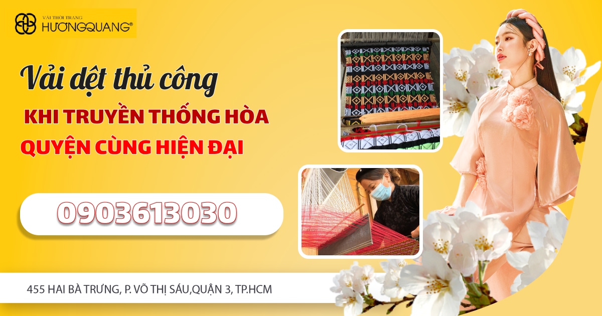 Thương hiệu Vải Hương Quang giữ nghề dệt thủ công
