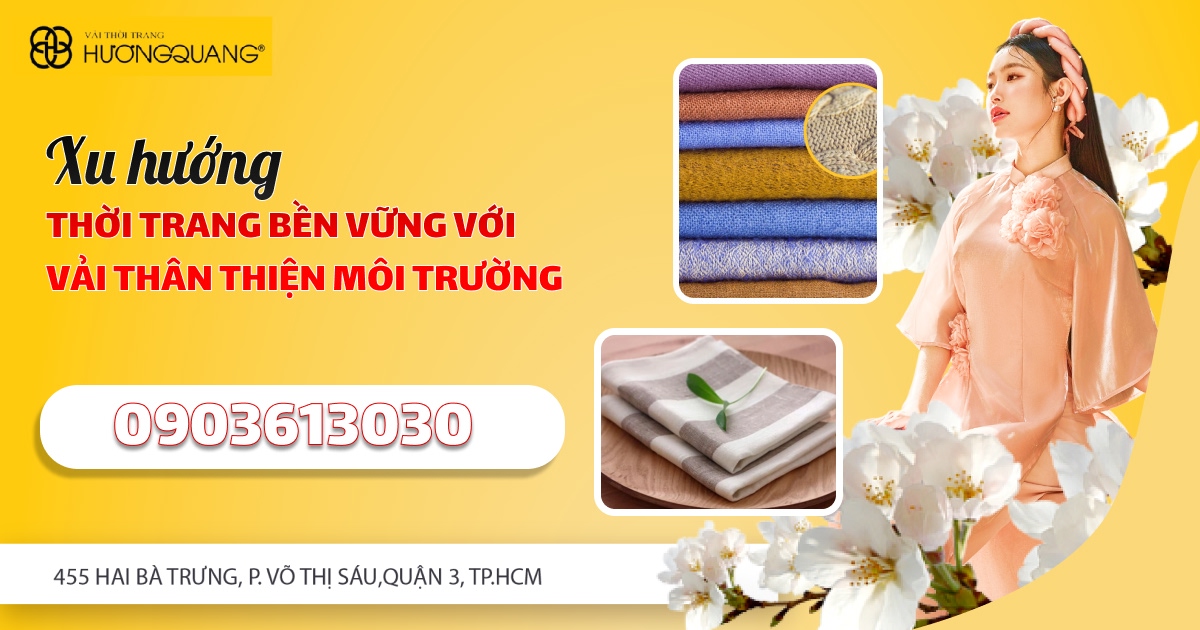 Mặt tiền cửa hàng Vải Thời Trang Hương Quang