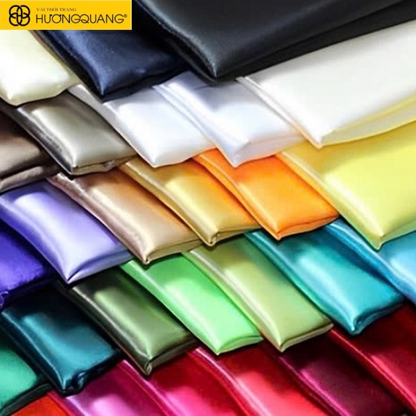 Mẫu vải phi bóng đa sắc màu