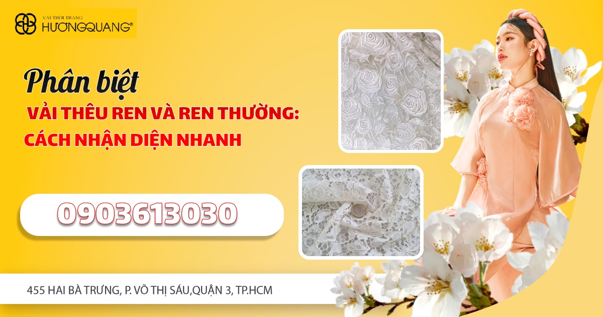 Showroom Vải Thời Trang Cao Cấp Hương Quang tại TP.HCM