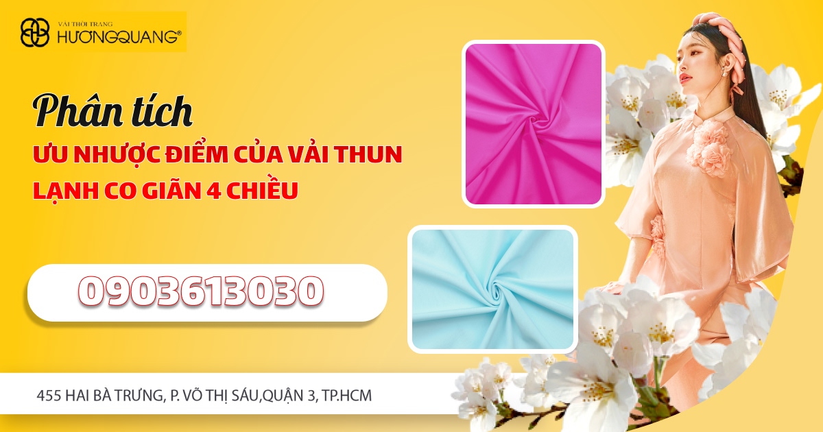 Cửa hàng Vải thời trang cao cấp Hương Quang tại TP.HCM