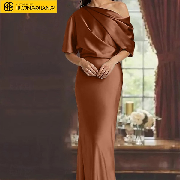 mẫu lụa latin hồng phấn nâng vẻ thanh thoát cho da lạnh