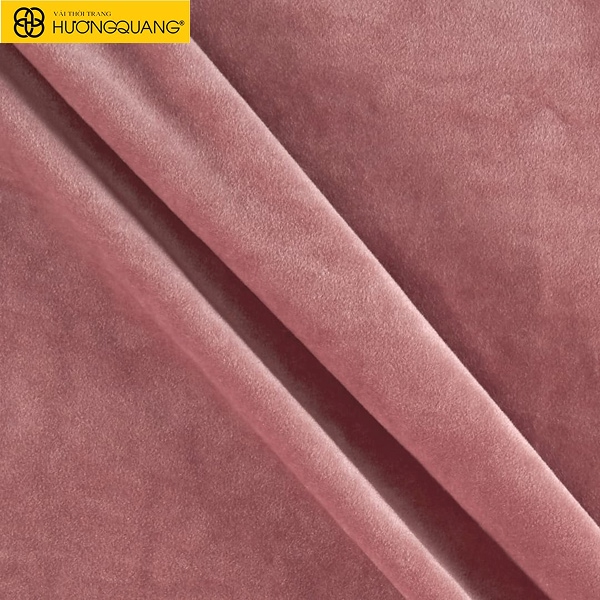 Vải nhung tuyết áo dài trung niên rũ đẹp và ít nhăn