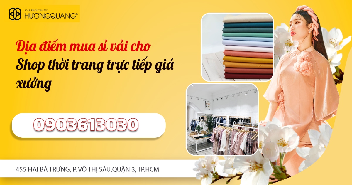 Tư vấn chọn sỉ vải cho shop thời trang mới mở