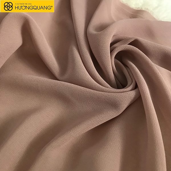 Bề mặt vải chiffon lụa cao cấp