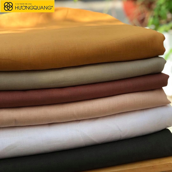 Vải đũi mộc mạc màu tự nhiên