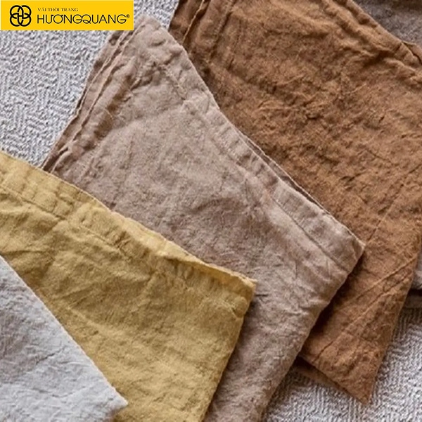 Vải đũi nhăn nhẹ sau khi giặt