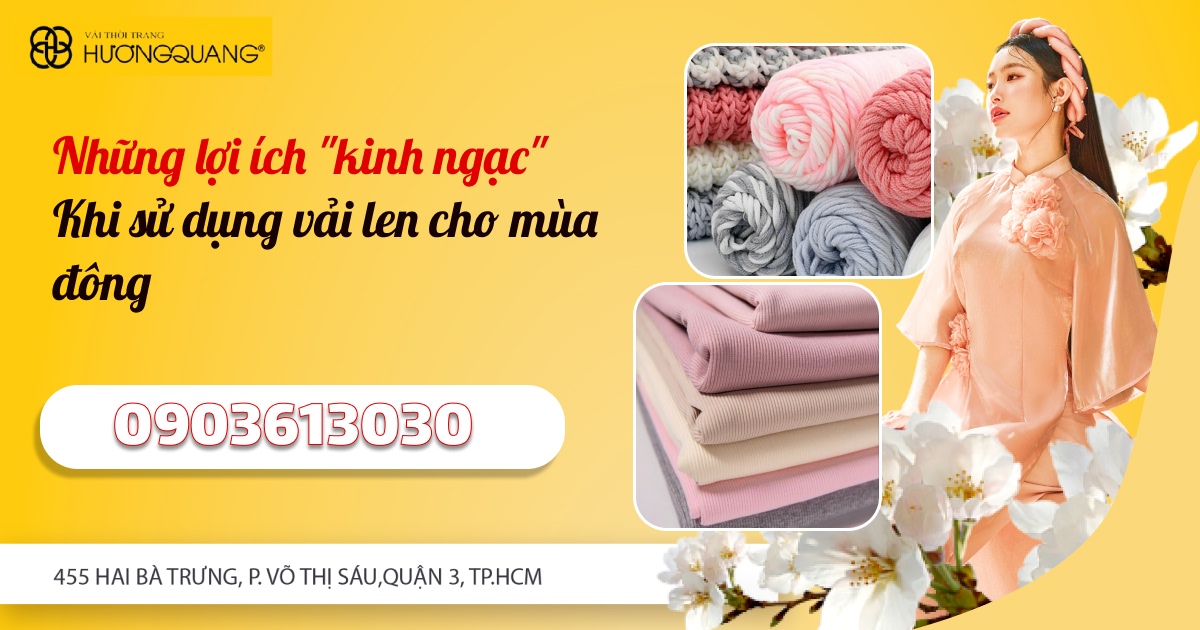 Tư vấn chọn vải len tại Vải Hương Quang